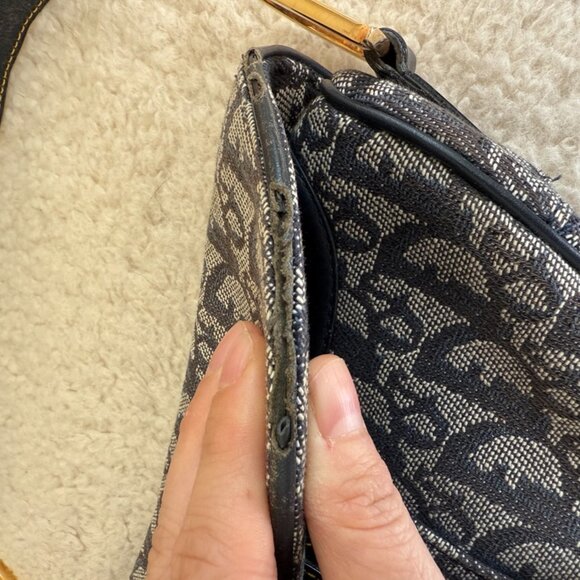Authentic Vintage Christian Dior Saddle Bag - Picture 8 of 12